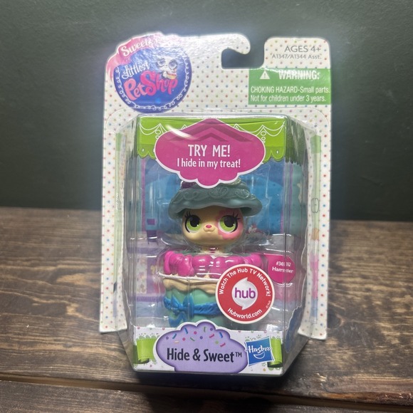 LPS Other - New Littlest Pet Shop LPS Hide & Sweet Hamster #3067
